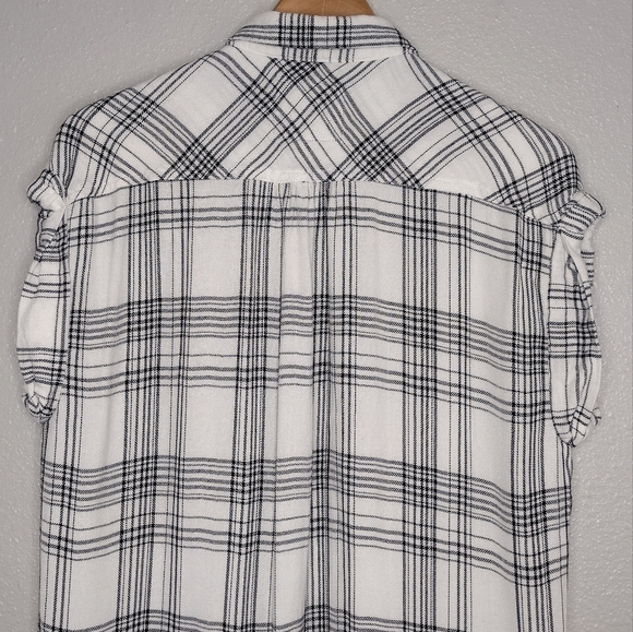 Rails Women's Britt Sleeveless Plaid Button Down Shirt Top Size M - Picture 5 of 14